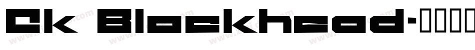 Ck Blockhead字体转换